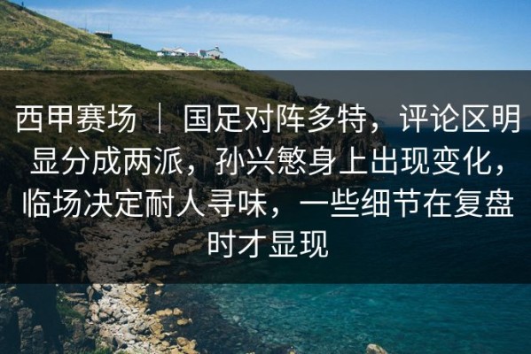 西甲赛场 ｜ 国足对阵多特，评论区明显分成两派，孙兴慜身上出现变化，临场决定耐人寻味，一些细节在复盘时才显现